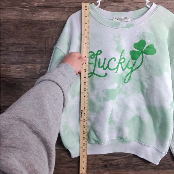 Wound Up Mint Green Lucky Sweater - Picture 4 of 6